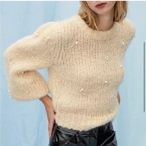 WILFRED Le Fou Pearl Alpaca Sweater